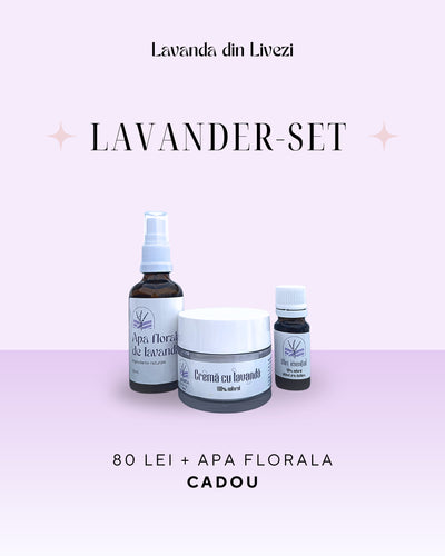 Lavender Set + Apă Florală Cadou
