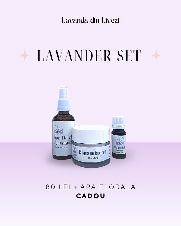 Lavender Set + Apă Florală Cadou