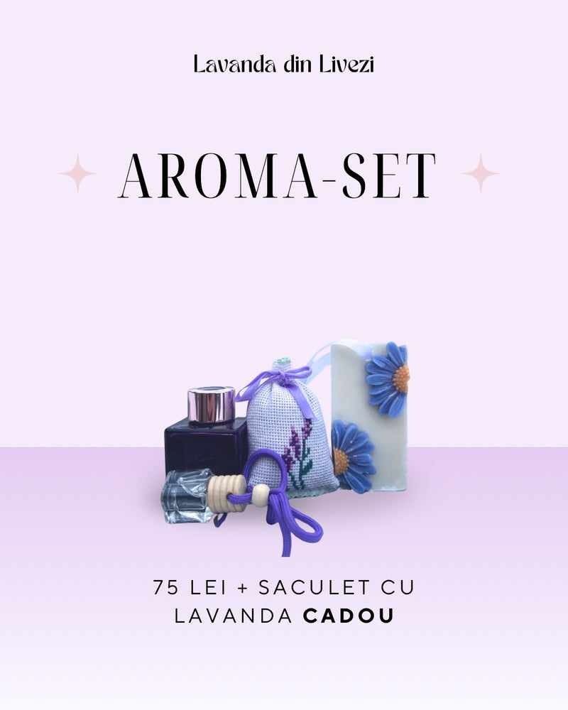 Aroma Set + Săculeț de lavandă cadou